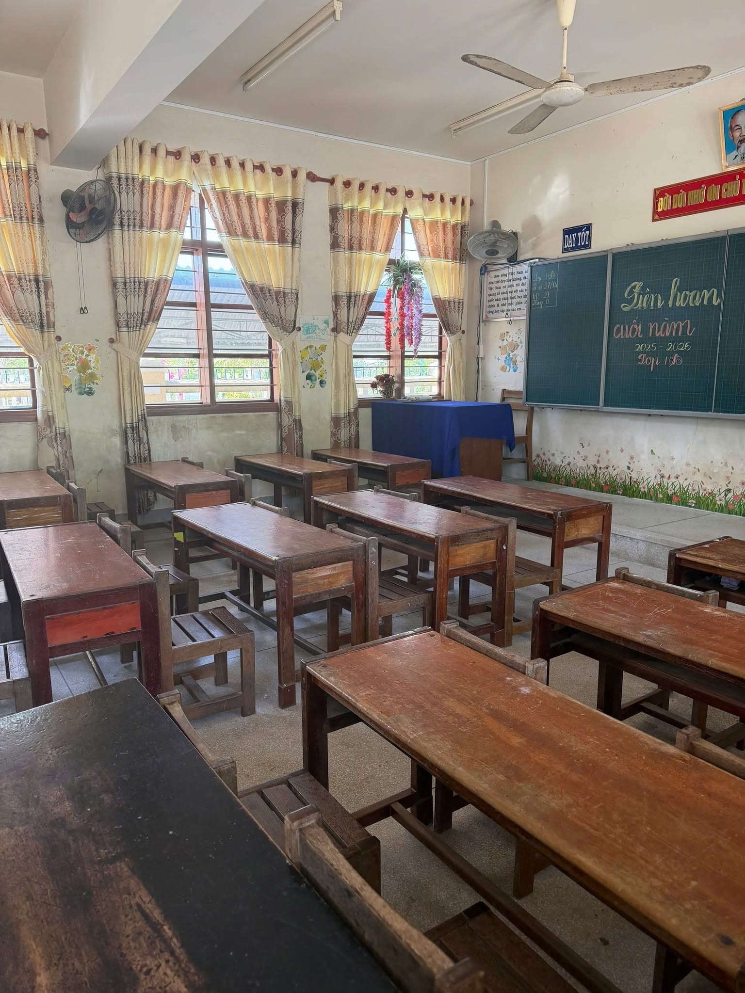 Không gian lớp học được khảo sát